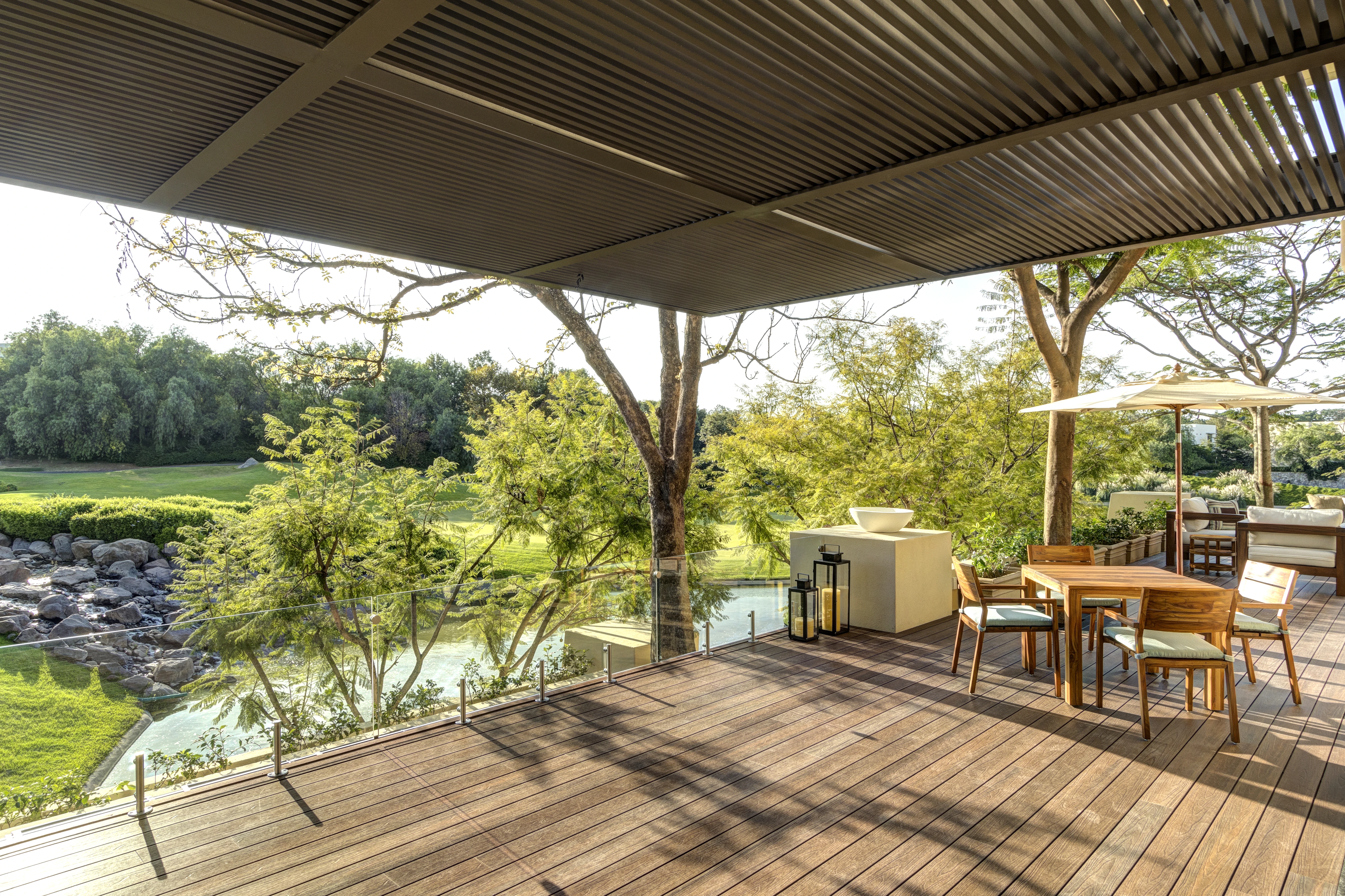 Composiet Teak Vlonderplank 2.3 x 21 cm (23 x 210 mm) - Lengte 400 cm - Afbeelding 9